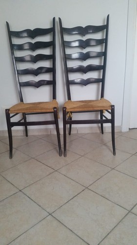 Coppia sedie schienale alto - coppia,