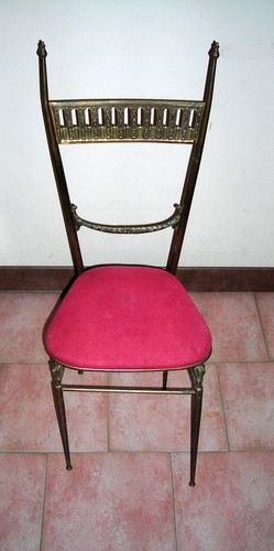 Sedia ottone tipo chiavari - in,