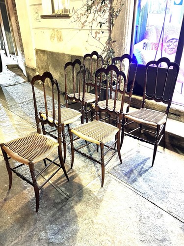 Sedie vintage chiavarine - sedie,