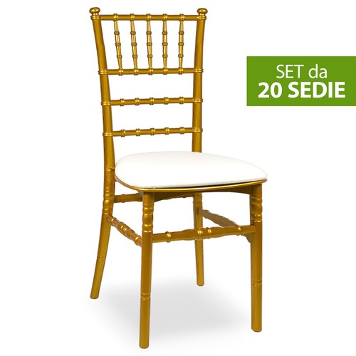 Set sedie chiavarine - set, 20