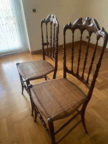 Sedie vintage chiavarine - vintage, anni