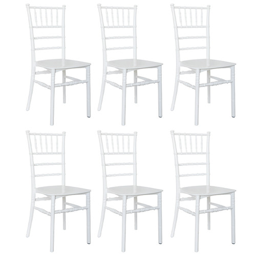 Set sedie chiavari - sedie, bianca
