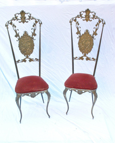 Coppia sedie regency - sedie,