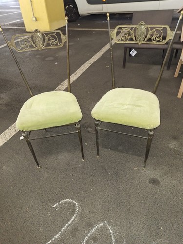 Coppia sedie stile - coppia,