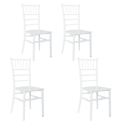 Set sedie chiavari - di, bianca